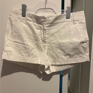 Women's White Chino Shorts J.Crew